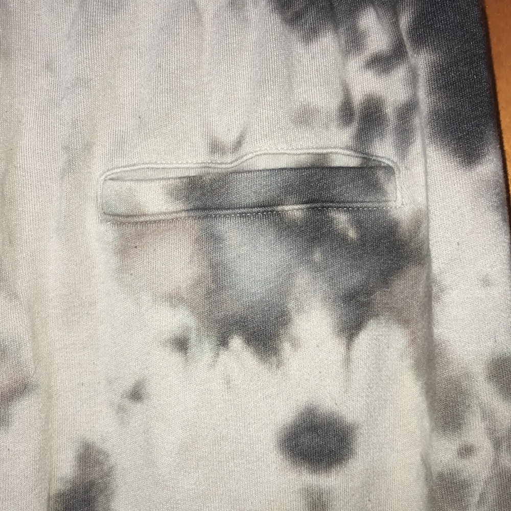 Pink Victoria’s Secret tie dye gray sweatpants boyfriend style pants size medium - Picture 8 of 8